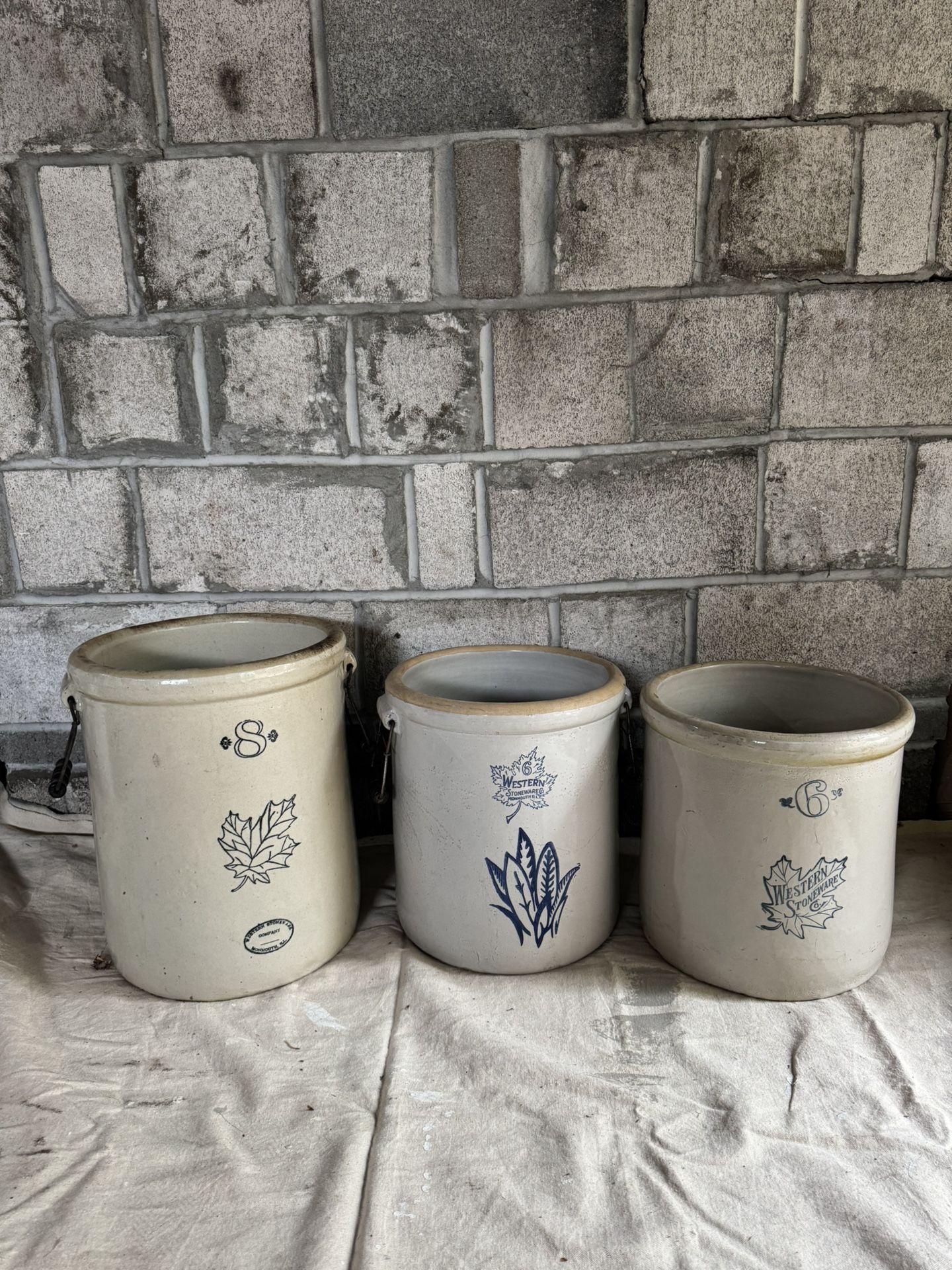 *Vintage* Western Stoneware Crocks