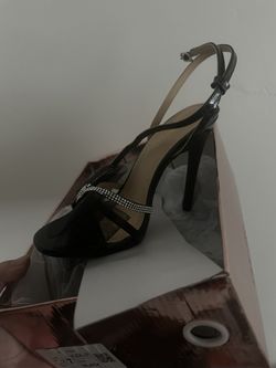 Black Bow Heels
