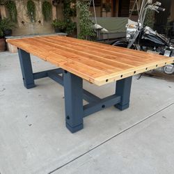 8ft Patio Table. Newly Built Hand Crafted