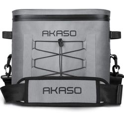 AKASO Soft Cooler Bag 24 Cans Portable Insulated Cooler Bags for Men Reusable Leakproof Cooler Bags for Camping,Beach,Travel,Golf,Picnic,Boating,Fishi