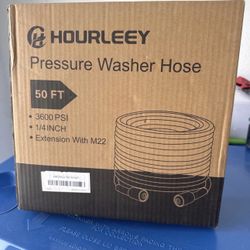 Hourleey 50 foot pressure washer hose