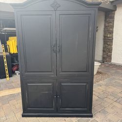 Black Armoire Cabinet 