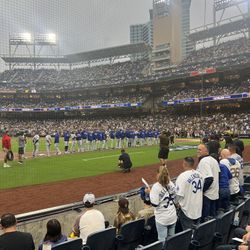 Monday 6/10  - 4 Seats Front Row Section 112 - PADRES vs ATHLETICS