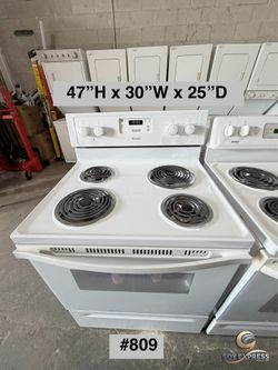 Whirlpool stove electric (#809)
