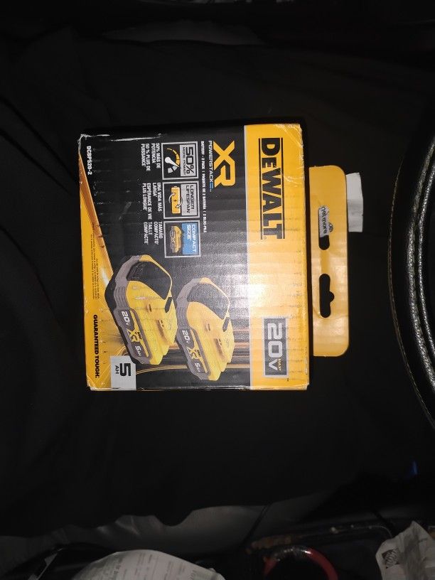 DeWalt XR 20v Battery's 