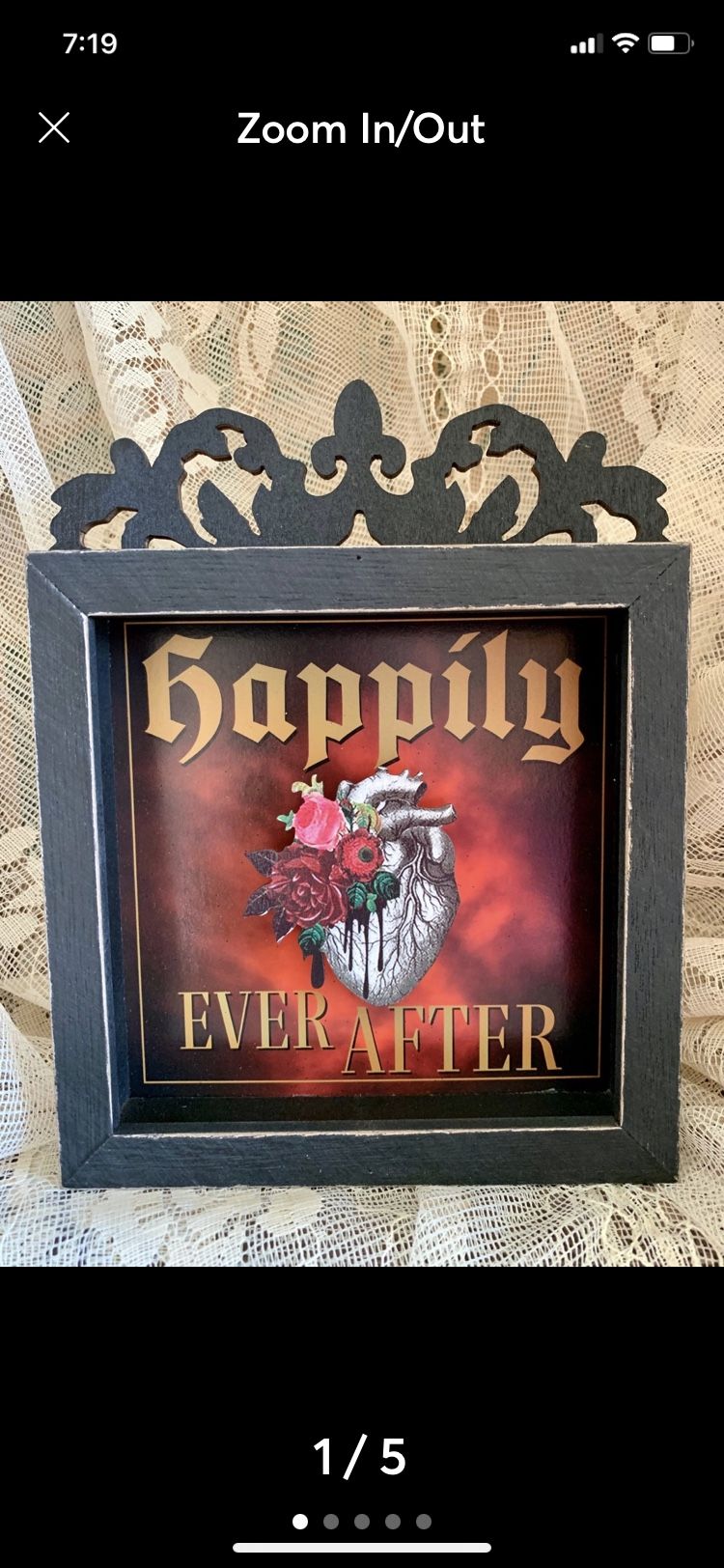 Halloween Happy Everafter Framed Art