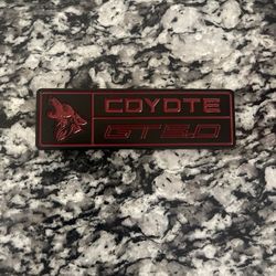 Mustang Coyote Dash Badge