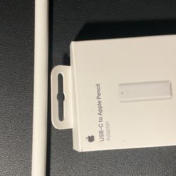 Apple Pencil 1 With USB C Adapter 