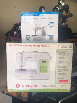 Two sewing machines
