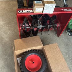 Craftsman Snowblower,5.5HP 24”,plus spare parts