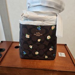 Coach miniature Crossbody flower bag