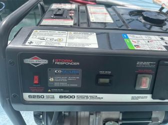 Gas Generator 6250 Watt Briggs & Stratton