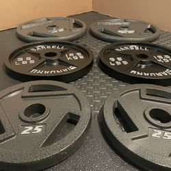 BRAND NEW Olympic  Weights Plates Set. Total weight 240#