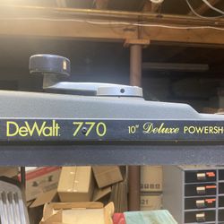 Dewalt Deluxe 770 Radial Arm Saw