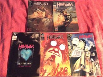 LOT OF 5 JOHN CONSTANTINE HELLBLAZER DC COMICS 1989 NO 1 ANNUAL 25 26