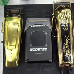 Barber clipper combo with level 3 razor