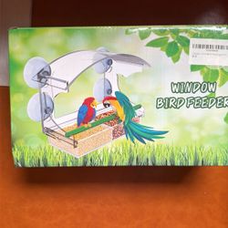 window  bird feeder