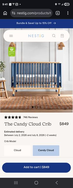 The Candy Cloud Crib