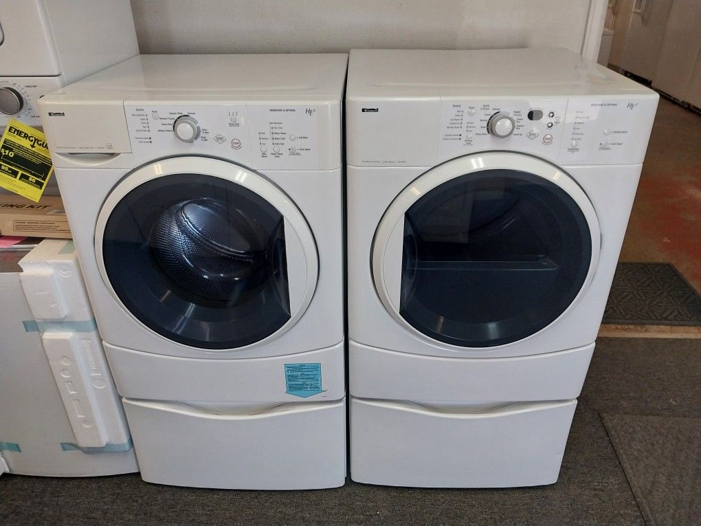 Kenmore Front Load Washer And Dryer Set With Pedestals Delivery Warranty Installation Available