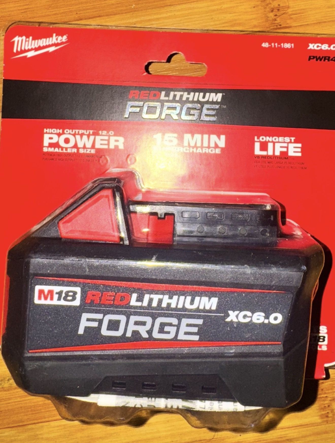 M18 18V Lithium-Ion REDLITHIUM FORGE 6.0 Ah Battery Pack $140