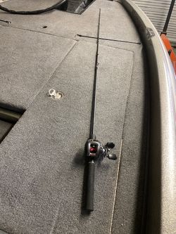 New bait casting fishing reel and new fishing pole