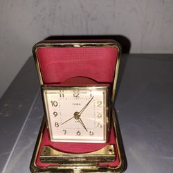 Vintage Collectible Westclox Travel Alarm Clock