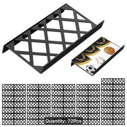72pcs Hollow Trading Card Display Risers
