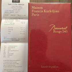 Mason Francis Baccarat Cologne 