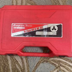 Snap On Tools Tap, And Die Set, 76 Piece. (some Missing Pieces See Photograph.)