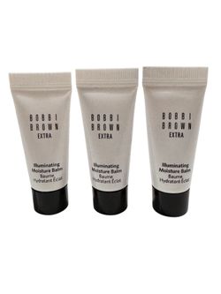 3 Bobbi Brown Extra Illuminating Moisture Balm Bare Glow 5ml Each Travel Size
