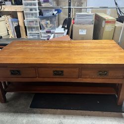 Solid Wood Coffee Table