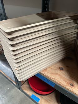 Full, Half, 1/3 Size High Heat Microwaveable Pans – Lot