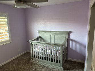 Light Grey Conversion Crib