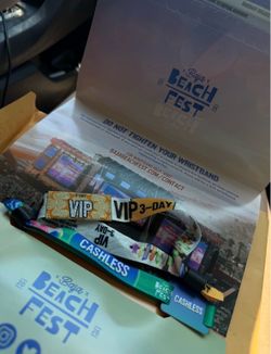 3 day vip ticket to baja beach fest