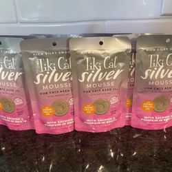 Tiki Cat Silver Mousse Cats Aged 11+
