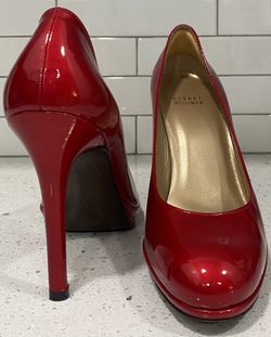 Stuart Weitzman Candy Apple Red Heels