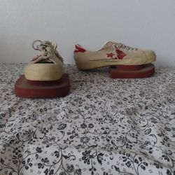 rare Converse DR J Pro court lows w/ training bottoms 70s 80s sz 10 made in usa