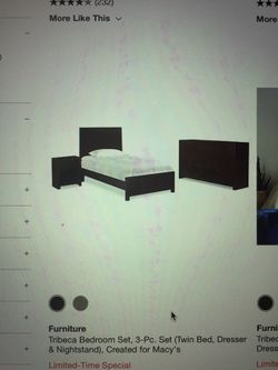 Macy’s Tribeca Brown Bedroom Furniture