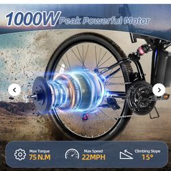 VIVI M026TGBUL Electric Bike Foldable Full Suspension Electric Mountain Bike SGS Certified to UL2849