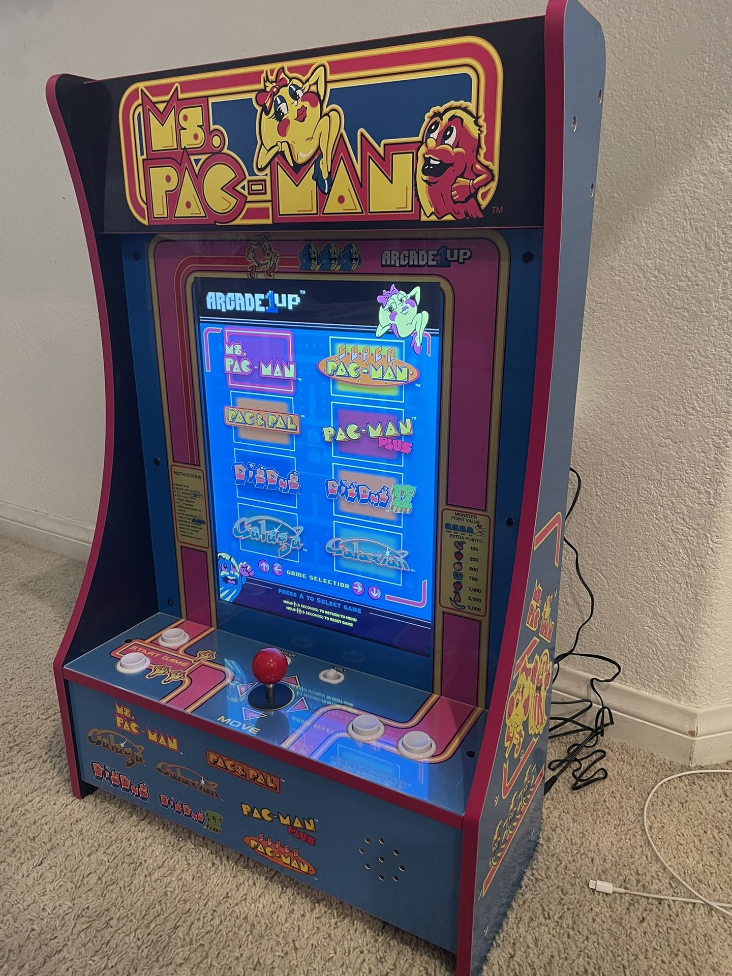 Ms. PAC-MAN Party-Cade 8 in one Arcade1Up Arcade 1Up for Sale in 