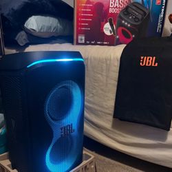 JBL Partybox Live 120 Portable Bluetooth Speaker ≠ Bass Boost, LED Lights, 160+ Watt, Wireless Microphone 