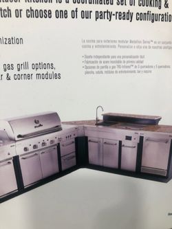 Premium Char-Broil Medallion modular outdoor kitchen system for sale.