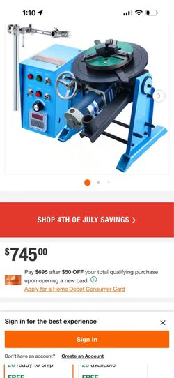 ❤️‍🔥 VEVOR 30 kg (66 lb) rotary welding positioner