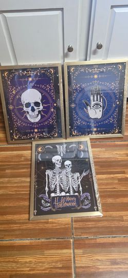 3 pc Framed wall art