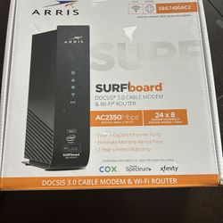 Arris SURFboard modem and wifi router