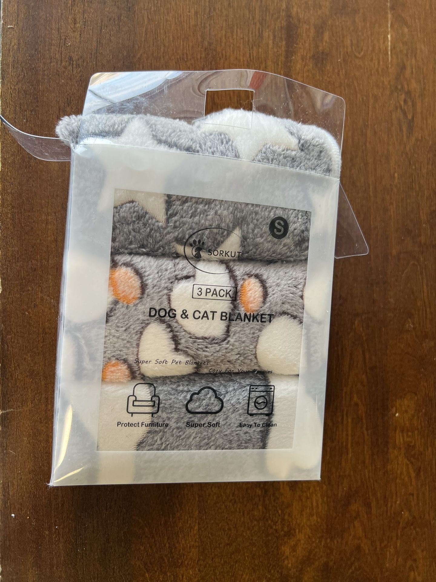 Sorkut Dog And Cat Blanket Set Of 3