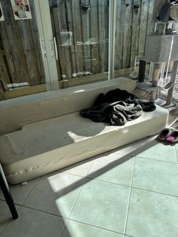 Sofa bed (really comfy)