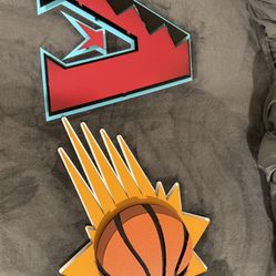 Hex Head Art Phoenix Suns & Diamondbacks 3D Metal Wall Art Set ($200) or Individually