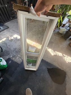 Cascade white vinyl window for sale.