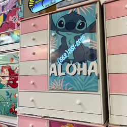 Lilo Stitch Closet Wardrobe Cajonera Mueble Nuevo 